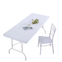 Tovagliolo elastico rettangolare lavabile 120 x 60 cm Copertura aderente per tavolo per feste all'aperto campeggio catering 2