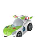Toy Story Buzz l'Éclair Voiture pour enfants 13 x 7 x 6 cm Modèle avec volant Buzz l'Éclair Disney Jouet pour enfants Collection de voitures de film 4