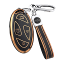 TPU Case for Remote Key with 5 Buttons and Keychain for Hyundai IONIQ 6, Grand Prix GN7, Kona 6