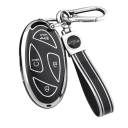 TPU etui na pilot 5 przycisków z brelokiem dla Hyundai IONIQ 6, Grand Prix GN7, Kona 1