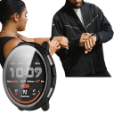 TPU-iskunkestävä kotelo Amazfit Active 2:lle, kellon suoja koko ympärykseltä, joustava kuori näytön suojauksella älykelloille 10