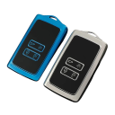 TPU Remote Control Case for Renault and Dacia with Keychain, Compatible with Koleos, Kadjar, Clio, Captur, Megane, Talisman, Espace, Zoe, Scenic 4, Arkana, Sandero 2
