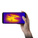TR256i hőkamerás modul 256x192 felbontással Androidhoz USB-C csatlakozóval -15 és 600 °C közötti hőmérséklet-tartományban ezüst alumínium házban nyomtatott áramkörök javításához 4