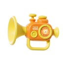 Trąbka plastikowa dla dzieci 12×9 cm Instrument muzyczny dla dzieci Zabawka edukacyjna rozwijająca słuch i rytm Wczesna nauka Gra na instrumentach muzycznych 3