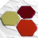 Traction Pad for Surfboard 32x30 cm 3-Piece Coloured Diamond Non-Slip EVA Foam Tail Pad Strong Adhesive Deck Grip 6