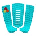 Traction podložka na surfovací prkno 3ks sada s 2,5 cm vyvýšením 32 x 30 cm z EVA peny protiskluzová na surf a paddleboard 1