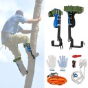 Trädklättringsset med en belastning på 100 kg, rep 2 m, remmar 2 m och 40 cm, pedaler 10,5×5 cm, flerfärgad för arboristiskt bruk 1