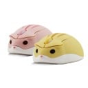 Trådløs computer mus i hamsterform USB-modtager 2,4 GHz Rækkevidde 10 m Opløsning 1200 DPI Batteridrevet AA Størrelse 105 x 73 x 40 mm 5