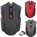 Trådløs gamingmus til computer og bærbar USB-modtager 2,4 GHz Seks knapper DPI-skift Rækkevidde 10 m Strømforsyning 2x AAA Plastisk hus 4