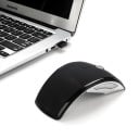 Trådlös hopfällbar mus för laptop och dator 2,4 GHz Miniatyr USB-mottagare Känslighet 1200 DPI Batteriindikator Strömförsörjning 2x AAA 4