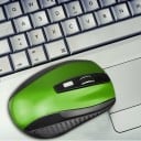 Trådløs mus til computer og bærbar med USB-modtager 2,4 GHz Opløsning op til 1600 DPI Rækkevidde 10 m Sideknapper Strømforsyning 2x AAA 7