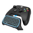 Trådløs QWERTY tastatur 14,5 × 6 × 4,5 cm til Xbox Series X/S One One S Chatpad 47 taster USB modtager 3,5mm audio nem skrivning af beskeder og stemmechat 2
