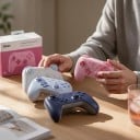 Trådløs spillecontroller til Nintendo Switch med Bluetooth-forbindelse, to analoge joysticks, retning kryds og knapperne A, B, X og Y 2