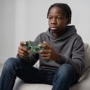 Trådløs spillecontroller til PS4 og PS3 med Bluetooth-forbindelse og berøringspanel i grøn farve til PC Android telefon og Android TV 5