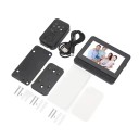 Trådlös videodörrklocka med kamera 4,3" ips-skärm 2.4g wifi nattseende tvåvägskommunikation 2