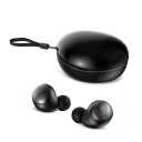 Trådløse in-ear høretelefoner med mikrofon og musikstyring Bluetooth 5.0 Rækkevidde 10 m Batteritid 4 til 5 timer Opladningsetui med snor Sort 1