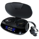 Trådløse øretelefoner med ørehænger Bluetooth 5.0 Opladningsboks 2600 mAh med skærm og powerbankfunktion Frekvens 20 Hz til 20 kHz 3