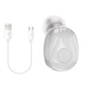 Trådløst in-ear headset til opkald og musik Bluetooth 5.0 Lydstyrkekontrol Rækkevidde 10 m Driftstid 4 timer Batteri 55 mAh Med USB-kabel 1