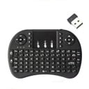 Trådløst mini-tastatur med touchpad og USB-modtager Multimedietaster Retningscontroller Rækkevidde op til 3 m Strømforsyning 2x AAA batterier 1