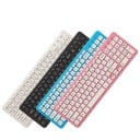 Trådlöst tangentbord med numerisk del USB-mottagare 2,4 GHz Engelsk QWERTY-layout Drivs av 2x AAA Mått 37 x 12,6 x 2,5 cm 5