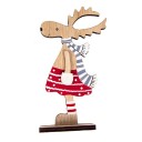 Træ juledekoration stående 9