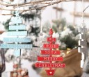 Træ juletræsdekoration 1