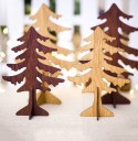 Træ juletræsdekoration 2