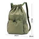 Træk rygsæk 45 x 34 x 18 cm Vandafvisende polyester taske med justerbare stropper Til skole og sport 9