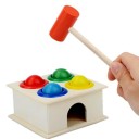 Træpædagogisk legetøj med hammer 2