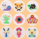 Træperler i 10 farver - 1100 stk. 2