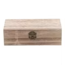 Träförvaringslåda med lock 20 x 10 x 6 cm naturligt material box för småsaker smycken organisatör för hemmet 1