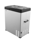 Tragbare Auto-Kühlbox 70 l 650×375×672 mm grau-schwarz groß für Auto zum Reisen, Campen und längeren Aufenthalten 1