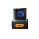 Tragbare digitale Wetterstation mit Display GIF-Animationen Abspielen Elektronische Wettervorhersage Tisch-Wetterstation Moderne Dekoration 3