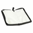 Tragbare Hülle für 80 CDs und DVDs 28,5 x 15,5 x 4,8 cm Disc-Halter mit Reißverschluss Wendbare Brieftasche Album zur Medienaufbewahrung 3