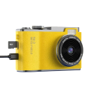 Tragbare Kamera 112 x 64 x 40 mm 48 MP UHD 4K CCD Kamera 2,4" LCD Dual-Objektiv 64GB Karte Retro Vlog Kamera 5