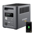 Tragbare Ladegerätestation AFERIY AF-P180 1800 W reine Sinuswelle Kapazität 1024 Wh LiFePO4 Batterie Grau Für Camping und Backup 1