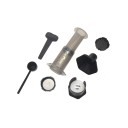 Tragbarer AeroPress Kaffeebereiter Luftdruck 400 ml Kunststofffilterkaffee mit Papierfiltern 64 mm für Espresso 2