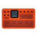 Tragbarer FM-Synthesizer mit 128 Presets, 27 Silikontasten und Lautsprecher, 2000 mAh Batterie, farbiges TFT-Display, für Musiker 6