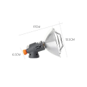 Tragbarer Mini-Gasheizer 13,5 x 6,5 x 17 cm 197 g Outdoor Edelstahl Heizstrahler Camping Wandern Heizpatrone 3