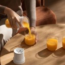 Tragbarer Mixer MIJIA 2 für Smoothies und Säfte 300 ml 19500 U/min USB-C Ladeanschluss 1300 mAh Akku Edelstahlklingen Weiß Für unterwegs 6