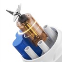 Tragbarer Mixer MIJIA 2 für Smoothies und Säfte 300 ml 19500 U/min USB-C Ladeanschluss 1300 mAh Akku Edelstahlklingen Weiß Für unterwegs 7