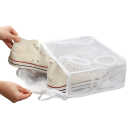 Tragbarer Schuhwaschbeutel aus Netzstoff, 27 x 26,5 x 9,5 cm, schützende Waschmaschinentasche, Reißverschluss-Schuhtasche, feines Netzgewebe, Sportschuhwäsche 1