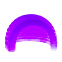 Tragbares aufblasbares LED-Iglu mit Fernbedienung Ventilator und wechselbarem RGB-Beleuchtung 6,7 x 6,1 x 4,2 m weißes Partyzelt für Events 3
