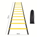 Trainingsladder 600 x 42 cm Nylonladder voor snelheidsoefeningen Sportieve agility hulpmiddel met riemen en draagtas 2