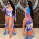 Traje de baño y pareo para mujer P1142 1