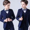 Traje de cuadros para niño B1323 6