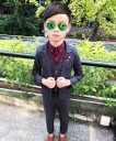 Traje de cuadros para niño B1380 6