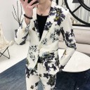 Traje de hombre con flores 5