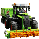 Traktor med kultivator byggesæt 1481 dele Mejetærsker med anhænger og kranarm Landbrugsudstyr til børn fra 6 år Kreative byggesæt 5