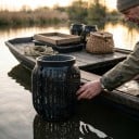 Trampa de pesca para anguilas y cangrejos Jaula portátil con entrada en embudo Longitud 35 cm Plástico Negro Para cangrejos, camarones, langostas 6
